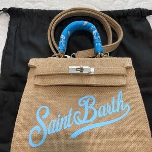 Luna Sarah Marrakech Saint Barth Raffia Handbag